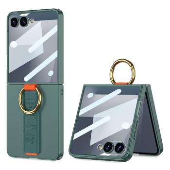 GKK BAND Ochranný kryt s držiakom Samsung Galaxy Z Flip7 5G zelený