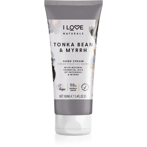 I Love Naturals Tonka Bean & Myrrh krém na ruky 100 ml