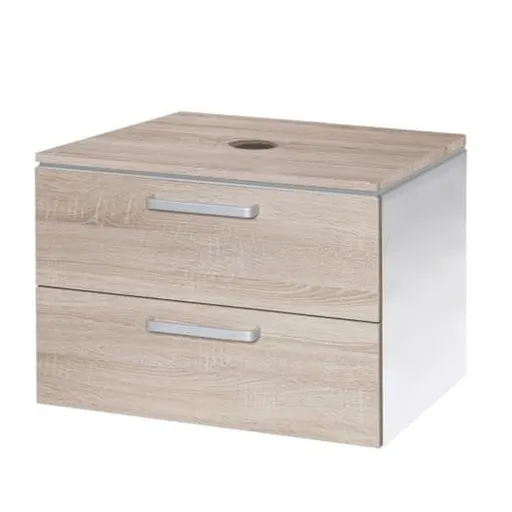 Kúpeľňová skrinka pod umývadlo Naturel Vario Dekor 69x45 cm dub bardolino VARIODESK75ZBIDB