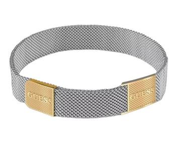 Guess Pánsky bicolor náramok Bond Street JUMB03027JWYGSTT-U