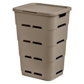 Tontarelli Coș de rufe MAYA 45 l, maro, maro