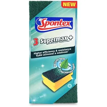 SPONTEX Super Max+, huba tvarovaná veľká, 3 ks (3384125001195)