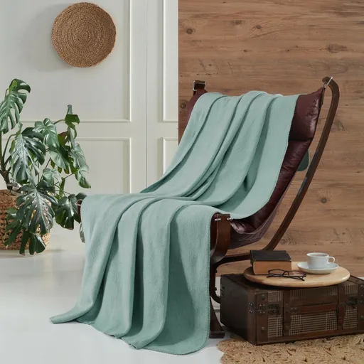 Televízna deka Brighton Cotton mentolová, 130 x 170 cm