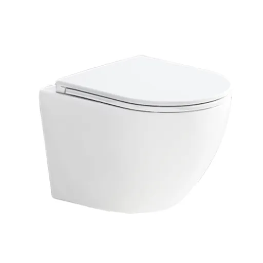 Mereo WC závesné kapotované, Smart Flush RIMLESS, 4490x370x360, keramické, vr. sedátka CSS123 VSD82T1
