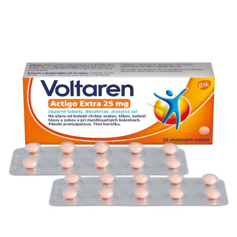 Voltaren Actigo Extra 25mg 20 tabliet