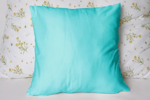 Polášek Jednofarebná obliečka na vankúš Jersey - Tyrkysová | 40 x 60 cm