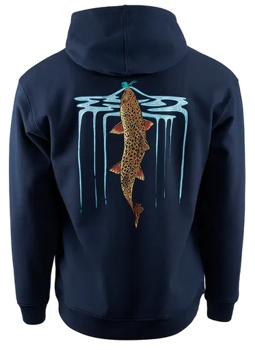 Grundéns mikina riser hoodie dark navy - l