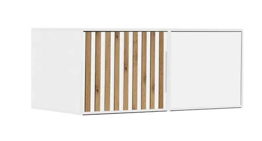 ArtStol Nadstavec ku skrini BALI LUX D2 | biela/dub wotan
