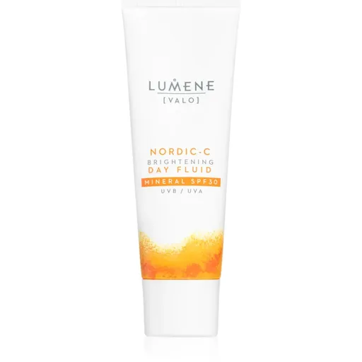 Lumene Nordic-C [VALO] Brightening Day Fluid minerálny opaľovací fluid na tvár SPF 30 50 ml