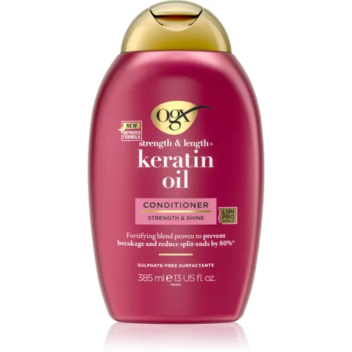 OGX Keratin Oil posilňujúci kondicionér s keratínom a argánovým olejom 385 ml
