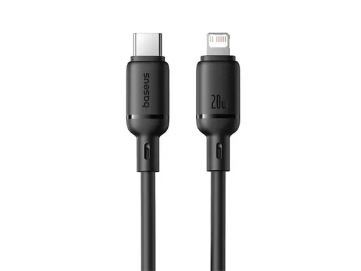 Kábel BASEUS USB-C/Lightning 1m Black 20W