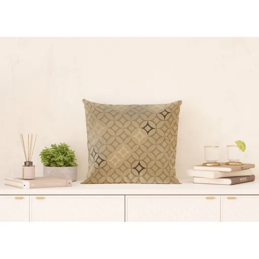 AG Art Vankúšik Abstrakcia hnedá, 45 x 45 cm