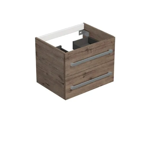 Kúpeľňová skrinka bez umývadla Naturel Cube 60x53x40 cm dub wellington mat CUBE260ZDWBU
