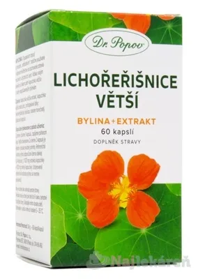 Dr. Popov Lichořeřišnice větší 60 kapsúl