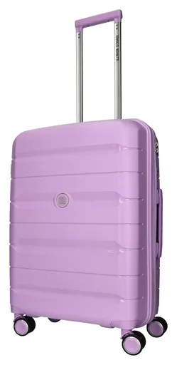 Stredný škrupinový kufor na kolieskach Enrico Benetti Montréal M Lilac