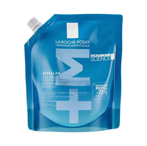LA ROCHE-POSAY Effaclar Čistiaci peniaci gél náplň 400 ml