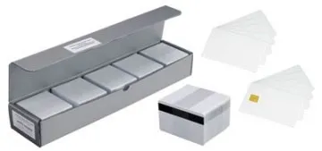 Zebra 800050-158 card 30 mil, 500 cards, black