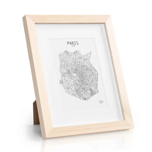 Casa Chic Edinburgh, rám na obrázky, obdĺžnikový, fotky 20 x 25 cm, pasparta, pravé drevo