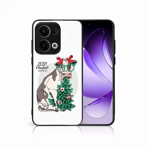 MY ART Kryt s vianočným dizajnom Oppo Reno13 5G MERRY CHRISTMAS (074)