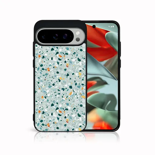 MY ART Ochranný kryt pre Google Pixel 9 Pro BLUE TERRAZZO (164)