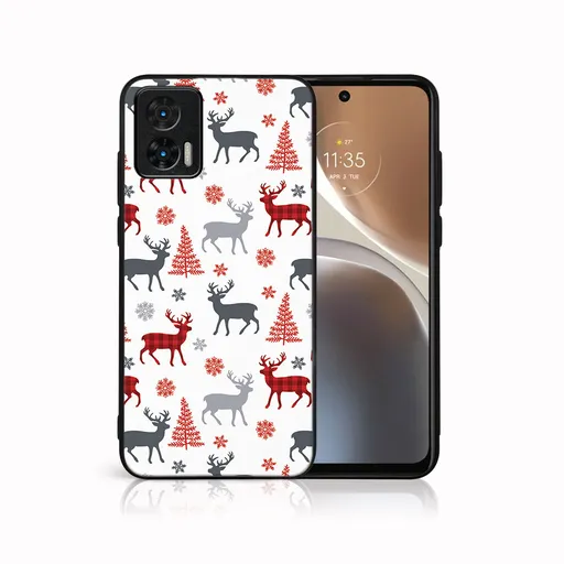 MY ART Kryt s vianočným dizajnom Motorola Edge 30 Neo DEER (068)