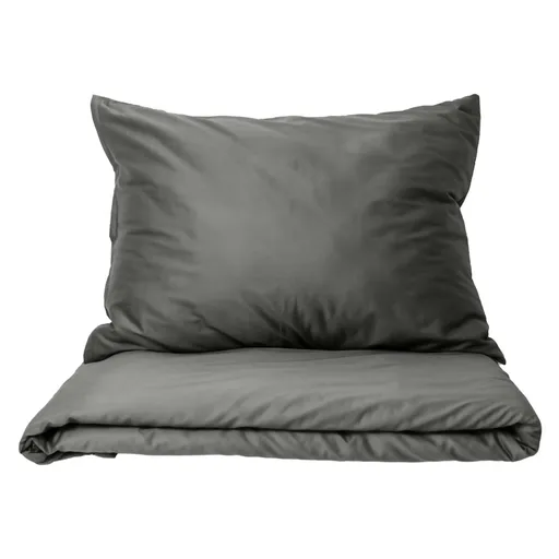 Polášek Obliečky z bavlneného saténu - Stone grey | 140 x 200 cm / 70 x 90 cm