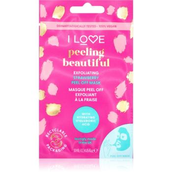 I Love Peeling Beautiful zlupovacia pleťová maska s exfoliačným účinkom 10 ml