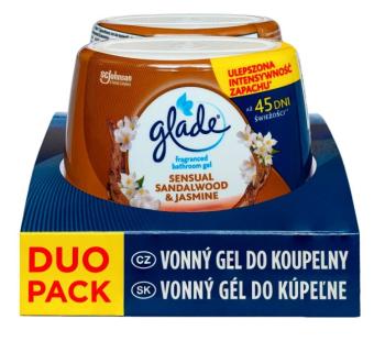GLADE Sensual Sandalwood & Jasmine vonný gél do kúpeľne 2 x 180 g
