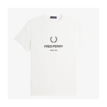 Fred Perry  M8588FP  Tričká a polokošele Biela