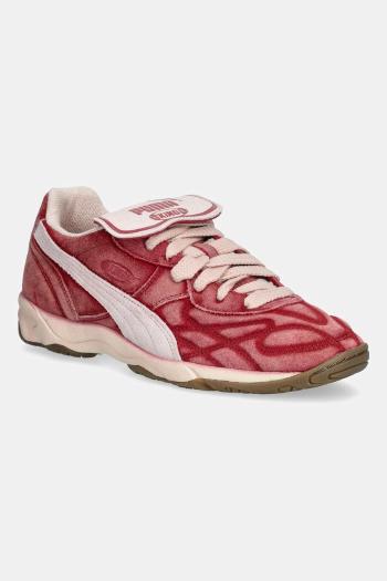 Semišové tenisky Puma King Indoor The NeverWorn V ružová farba, 402250