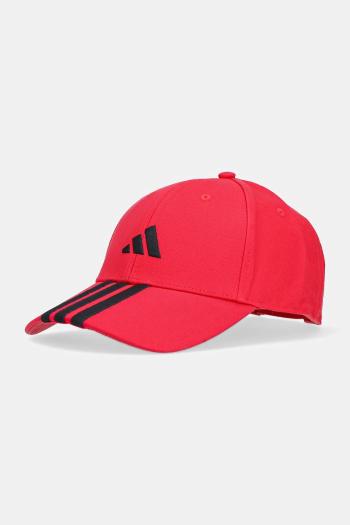 Šiltovka adidas BBALL 3S CAP NL červená farba, s nášivkou, JP0387