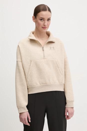 Mikina Under Armour dámska, béžová farba, melanžová, 1386460