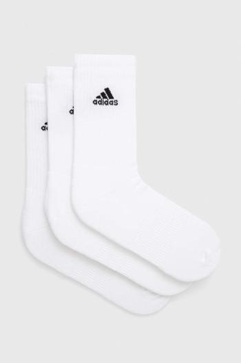 Ponožky adidas Performance 3-pak ZNE C SPW CRW 3P biela farba, HT3446