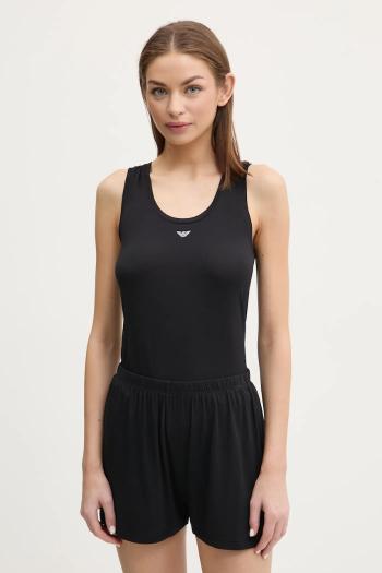 Top Emporio Armani Underwear dámsky, čierna farba, EW000407 AF10889