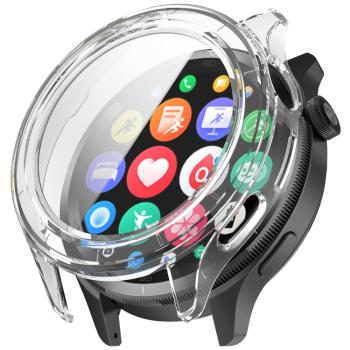 PC FULL COVER Plastový kryt so sklom pre Xiaomi Watch S4 priehľadný