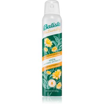 Batiste Naturally Green tea & Chamomile suchý šampón pre absorpciu prebytočného mazu a pre osvieženie vlasov 200 ml