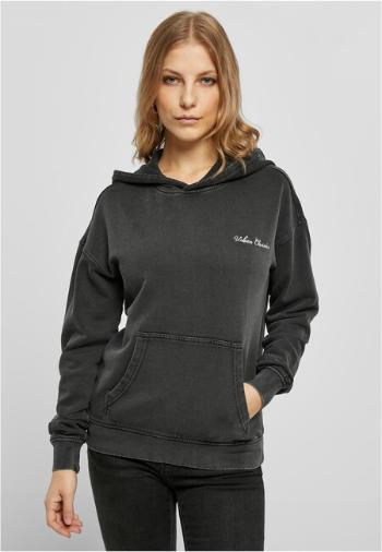 Urban Classics Ladies Small Embroidery Terry Hoody black - 3XL