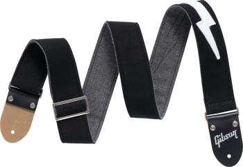 Gibson The Vintage Bolt Gitarový pás Black