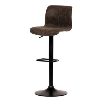 Barová stolička Autronic 42 cm hnedá látka AUB-806 BR3