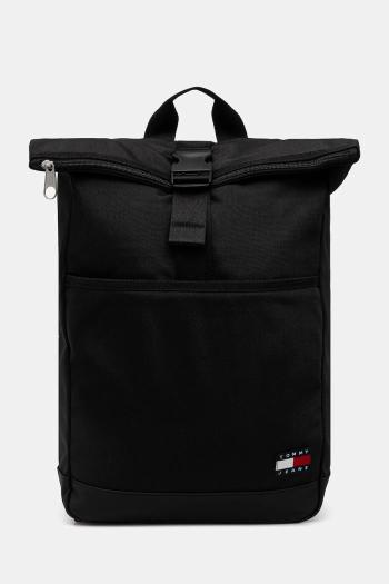 Ruksak Tommy Jeans pánsky, čierna farba, veľký, jednofarebný, AM0AM13401