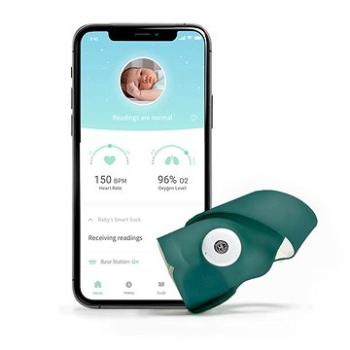 Owlet Smart Sock 3 - Inteligentná ponožka 0-18 mesiacov (Modrozelená) (850028962039)