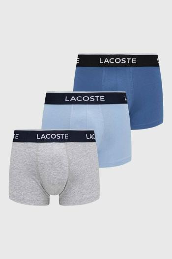 Boxerky Lacoste 3-pak 5H3389-NUA, pánske, tmavomodrá farba