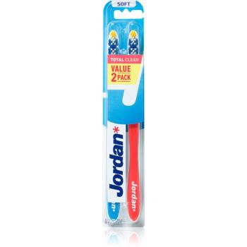 Jordan Total Clean Soft 2 pack zubná kefka 2 ks