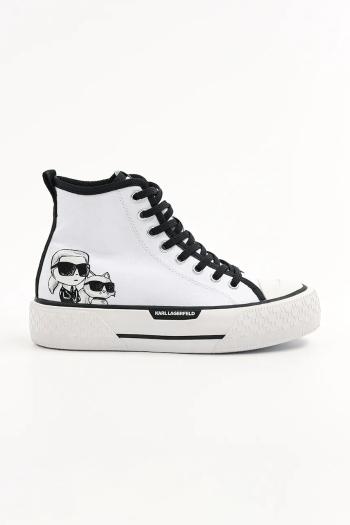 Tenisky Karl Lagerfeld KAMPUS MAX III biela farba, KL60654T