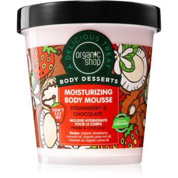 Organic Shop Body Desserts Strawberry & Chocolate telová pena s hydratačným účinkom 450 ml