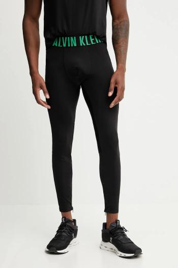 Tréningové legíny Calvin Klein Performance čierna farba, jednofarebné, LVGMS5L600