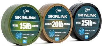 Nash náväzcová šnúrka obalená skinlink semi stiff 10 m weed zelená-priemer  20 lb / nosnosť 9,07 kg