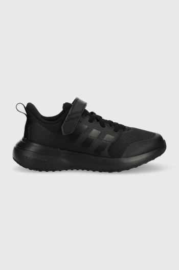 Detské tenisky adidas FortaRun 2.0 EL čierna farba
