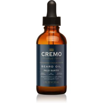 Cremo Reserve Collection Palo Santo olej na bradu pre mužov 30 ml