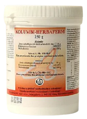 Kolumbi - Herbaferm prírodná náhrada antibiotických prípravkov pre holuby 250g